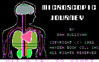 Microscopic Journey Title Screen
